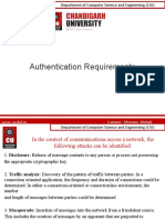 CSE Dept Doc on Network Attacks and Authentication Methods