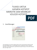 Aplikasi Untuk Manajemen Hotspot Mikrotik Dan Membuat Voucer
