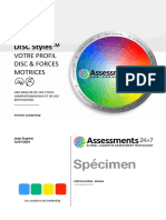 Speicimen Disc Et Forces Motrices - Le-Adership - Version Francaise - 2021 PDF