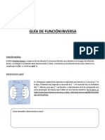 Guía de Funciones - Inversa PDF