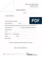 Certificado Medico PDF