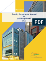 Quality Assurance Manual for Building Works 2022