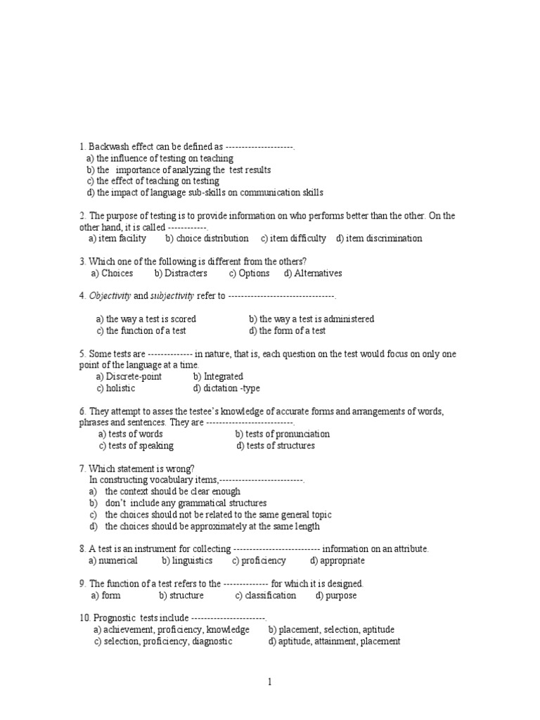 Basic Testing Concepts