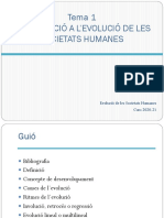 Tema 1 - Introducció Societats Humanes PDF