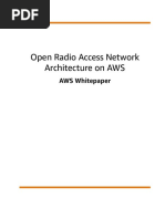 Open Radio Access Network Architecture On Aws PDF