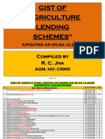 Gist of Agriculture Lending Schemes As On 24.12.2022 PDF