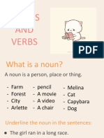 Nouns and Verbs