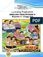 Gawaing Pagkatuto: Araling Panlipunan 9