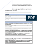 Reforzamiento de Rezagos de Aprendizajes y Normativa Actitudinal