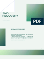 Service Failure and Recovery PDF