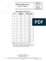 Brass Shear Screws Data PDF
