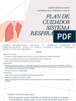 Plan de Cuidados. Sistema Respiratorio