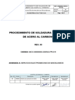 IMCO-00000000-2200543-PR-019 - Procedimiento de Soldadura de Tuberías de Acero Al Carbono PDF