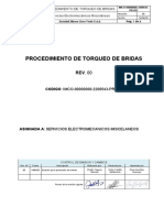 IMCO-00000000-2200543-PR-021 - Procedimiento de Torque y Ajuste de Pernos de Elementos Embridados PDF