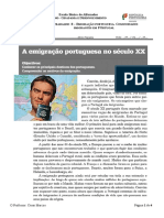 FT8 - Emigração Portuguesa - Imigrantes em Portugal