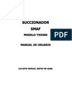 Manual de Servicio Aspirador de Secreciones Smaf Yx930d