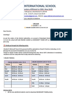 1-12 Circular ONLINE Classes 0n 9-10 May 23