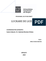 Licenta F.F - Aldea PDF