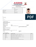 Examination Form - Dec 2021 (Conducted in March 2022)