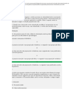 Prova de Psicomotricidade - Passei Direto PDF