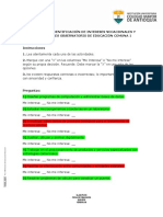 Test para La Identificación de Intereses Vocacionales y Profesionales Observatorio de Educación Comuna 1 13-03-2023