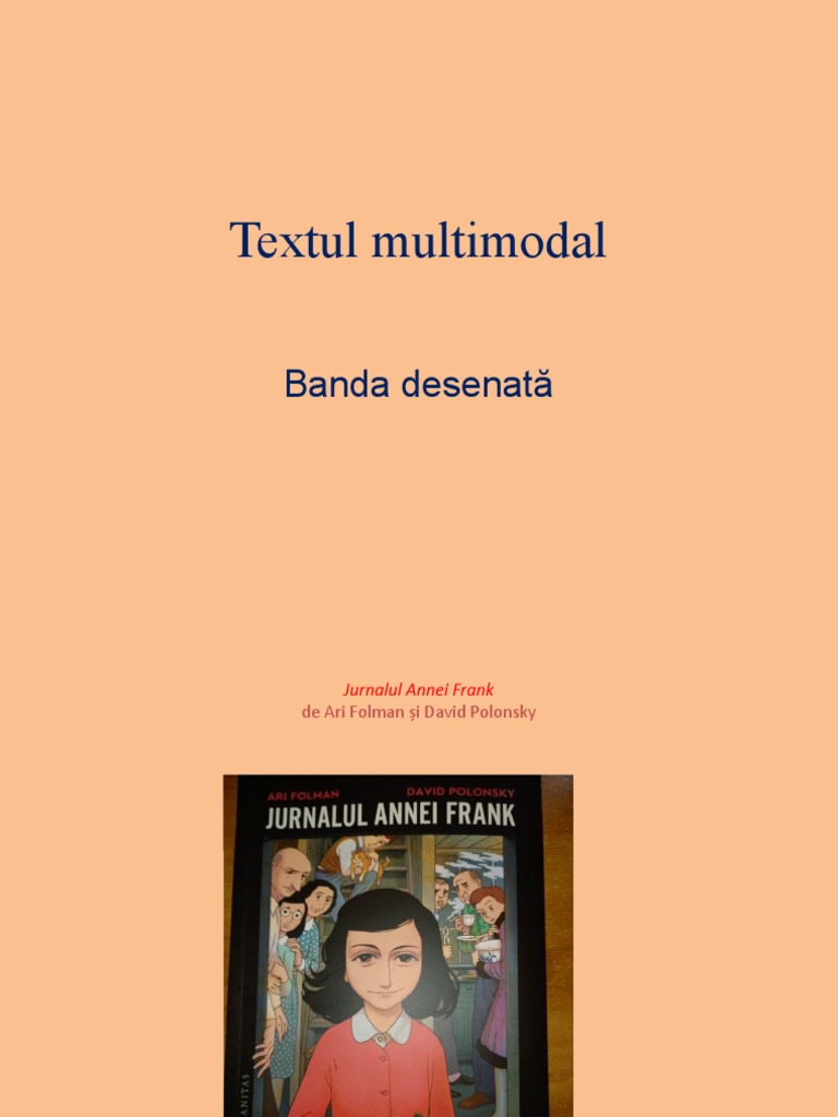 Textul Multimodal - Anne Frank | PDF