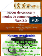 Modos de Conocer y Modos de Comunicar en