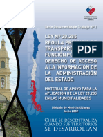 LEY #20.285 - Transparencia