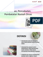 Perubahan Pencabutan Pembatalan Naskah Dinas