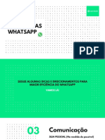 Estratégias WhatsApp para maior eficiência