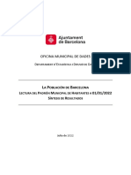 La Poblacion de Barcelona 2022 PDF