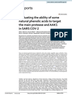 Evaluating The Ability of Some Natural Phenolic Acids To Target The Main Protease and AAK1 in Sars Cov 2