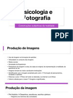 Notas de Aula - Psicologia e Fotografia