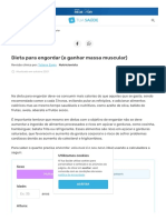 Dieta para Engordar (E Ganhar Massa Muscular) PDF