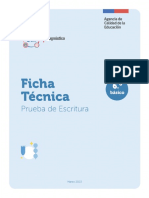 Ficha Tecnica Escritura Diagnostico 2023 6 Basico PDF