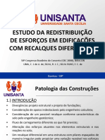 Redistribuição de esforços em edifícios com recalques diferenciais