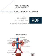 Troubles Du Bilan D'eau Et de Sodium