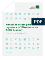 Manual de Acceso ACHS Gestión PDF