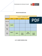 Horario Taller Buen Trato