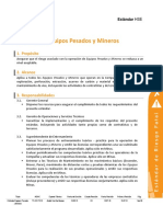 Estándar de Equipos Pesados y Mineros PDF