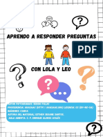 Aprendo A Conterar Preguntas Con Lola y Leo PDF