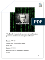 Tarea de Immanuel Kant - Edgar Ulises Mendoza Salazar - 20300602 - 6D2