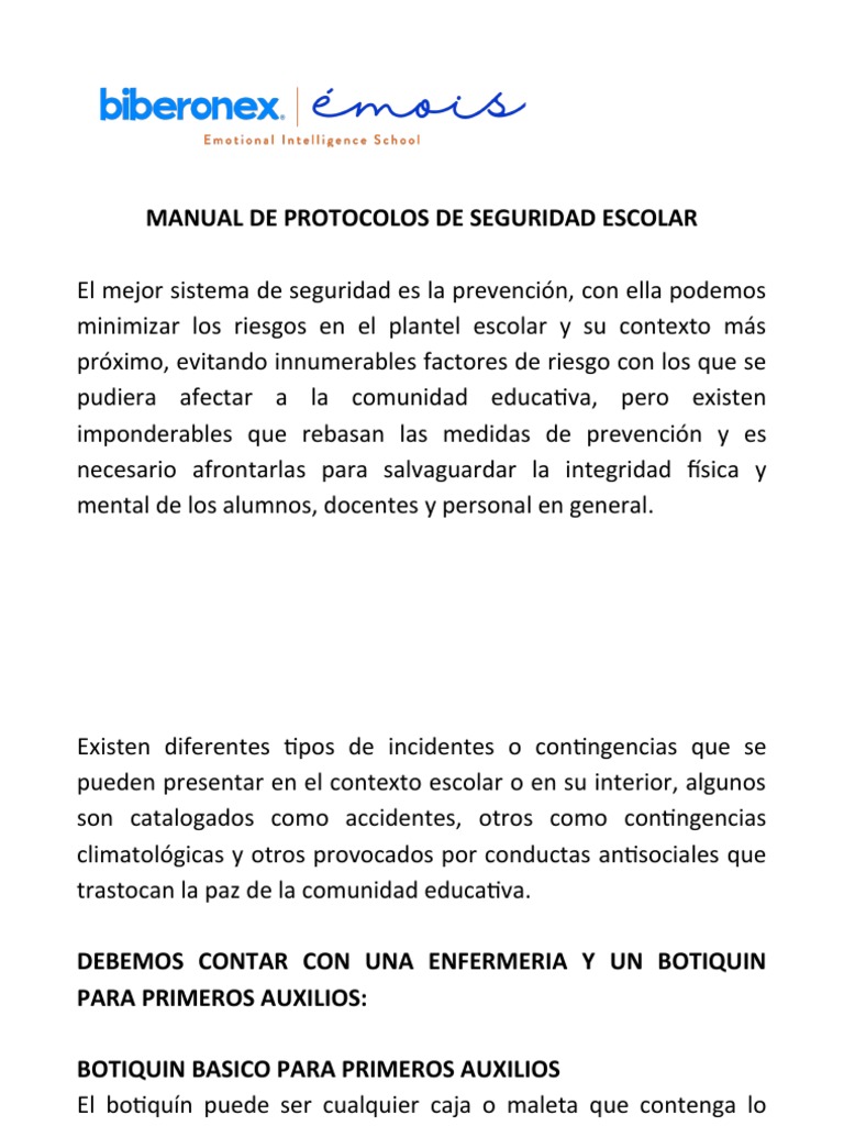 Cómo confeccionar un botiquín escolar - Palabra de enfermera