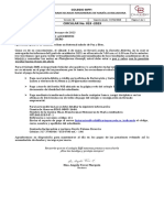 Circular #19 - Paz y Salvo Financiero