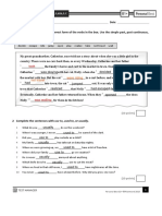 Personal Best B1 Unit 2 Grammar Test PDF