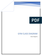 Gym Class Diagram