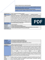 Matriz de Proyectos de Investigación PDF