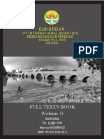9th Cukurova Conference Book Volume 2