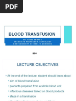 Blood Transfusion Overview for Students | PDF | Blood Transfusion | Blood