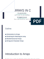 Arrays in C PDF